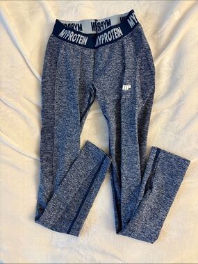 MyProtein Leggings Size XS Heather Blue